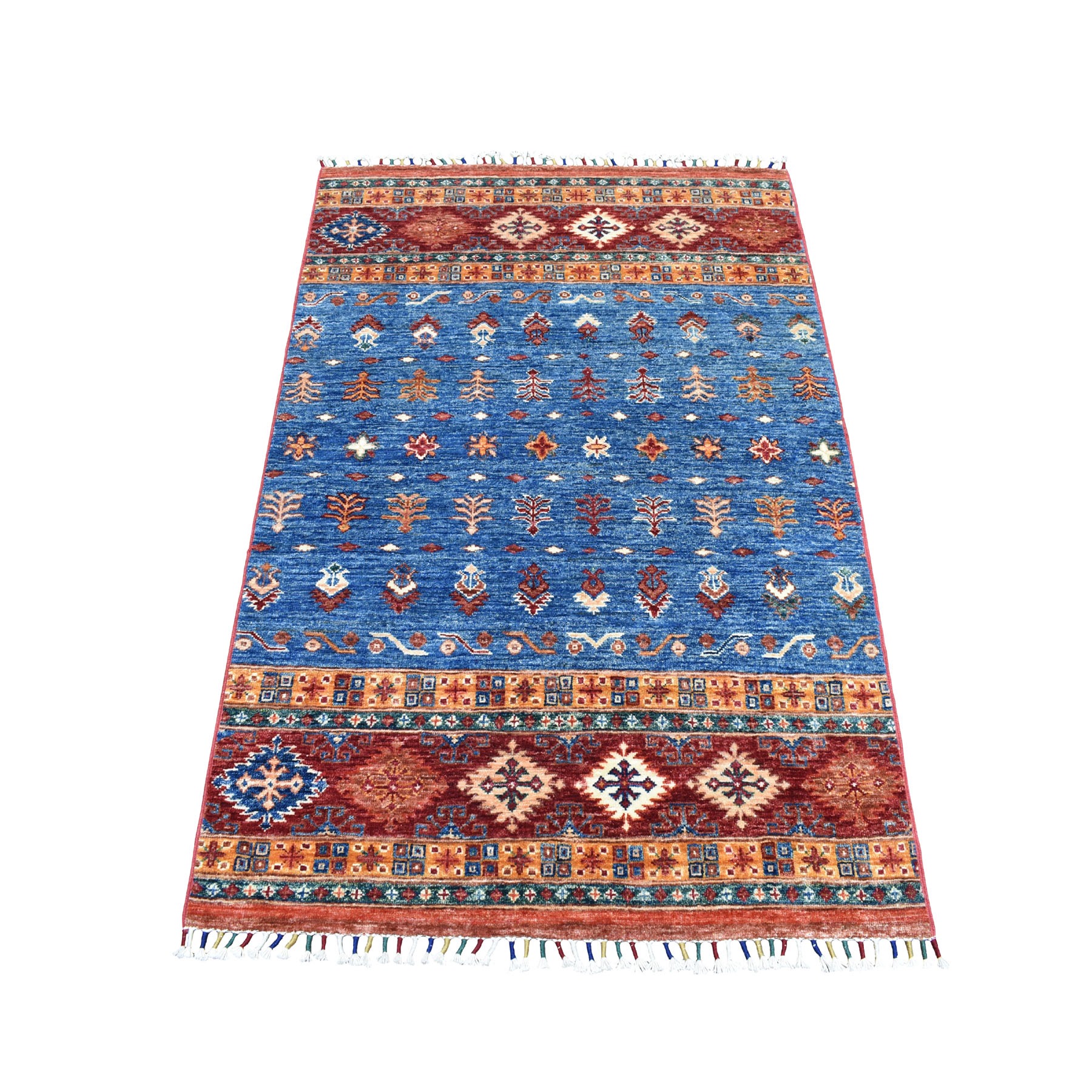 Kazak Persian hand knotted wool oriental rugs carpet 