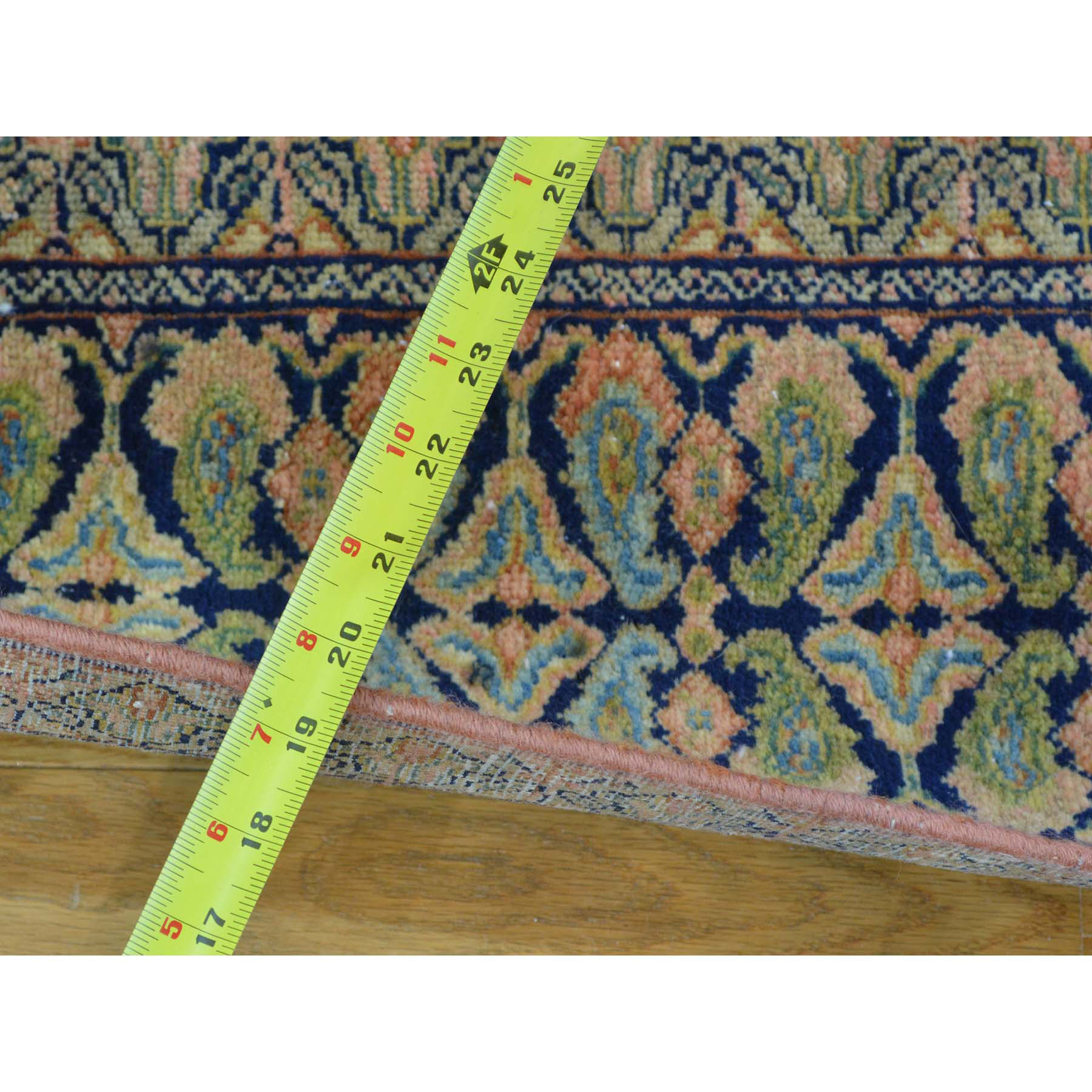 7'2"x9'10" Antique Persian Tabriz Full Pile Hand Woven Oriental Rug 