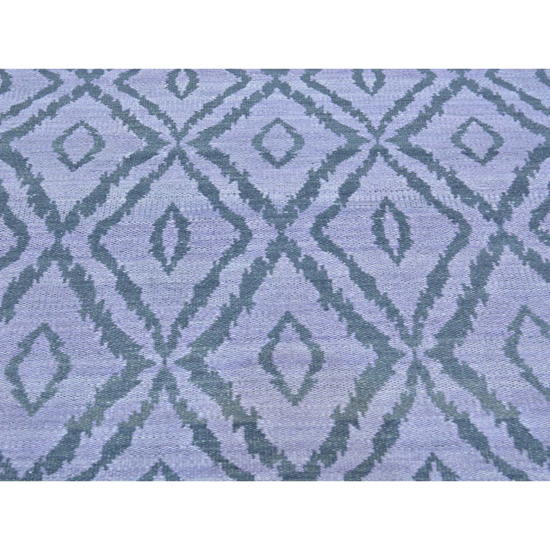 5'2"x7'5" Flat Weave Reversible Kilim Pure Wool Hand Woven Oriental Rug 
