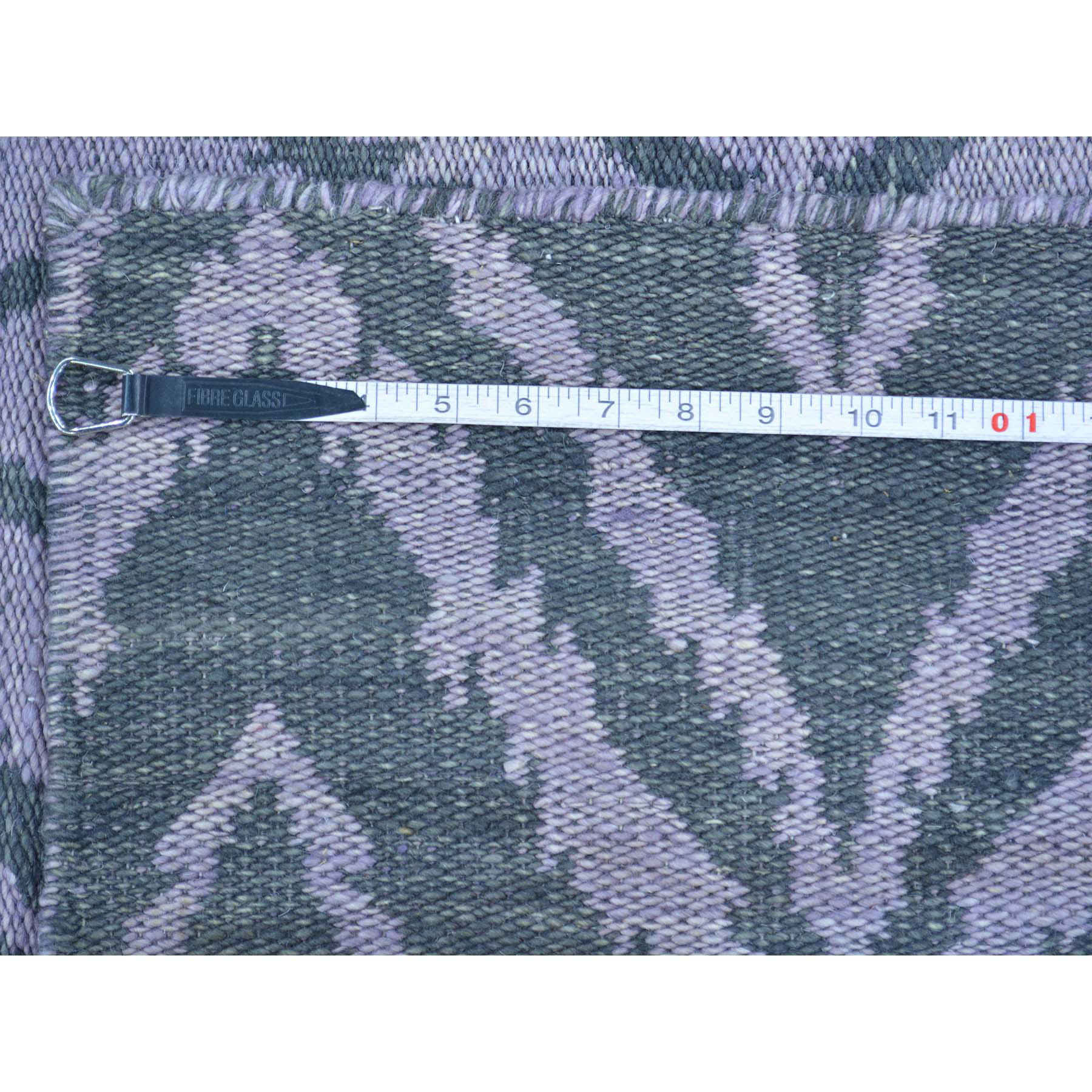 5'2"x7'5" Flat Weave Reversible Kilim Pure Wool Hand Woven Oriental Rug 