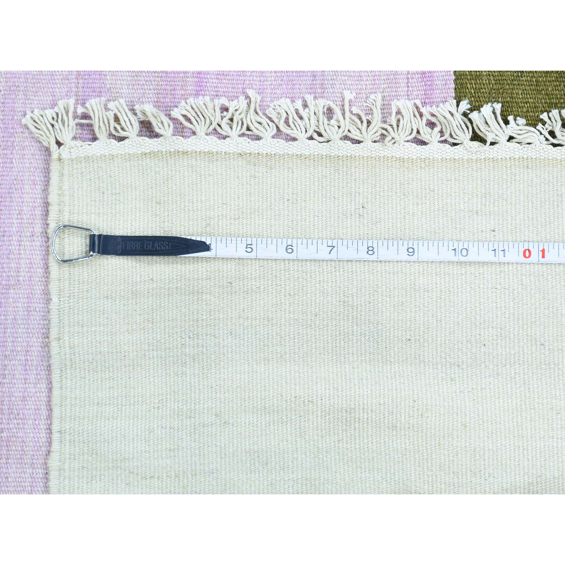 8'x10'1" Hand-Woven Dazzling Kilim Pure Wool Flat Weave Oriental Rug 