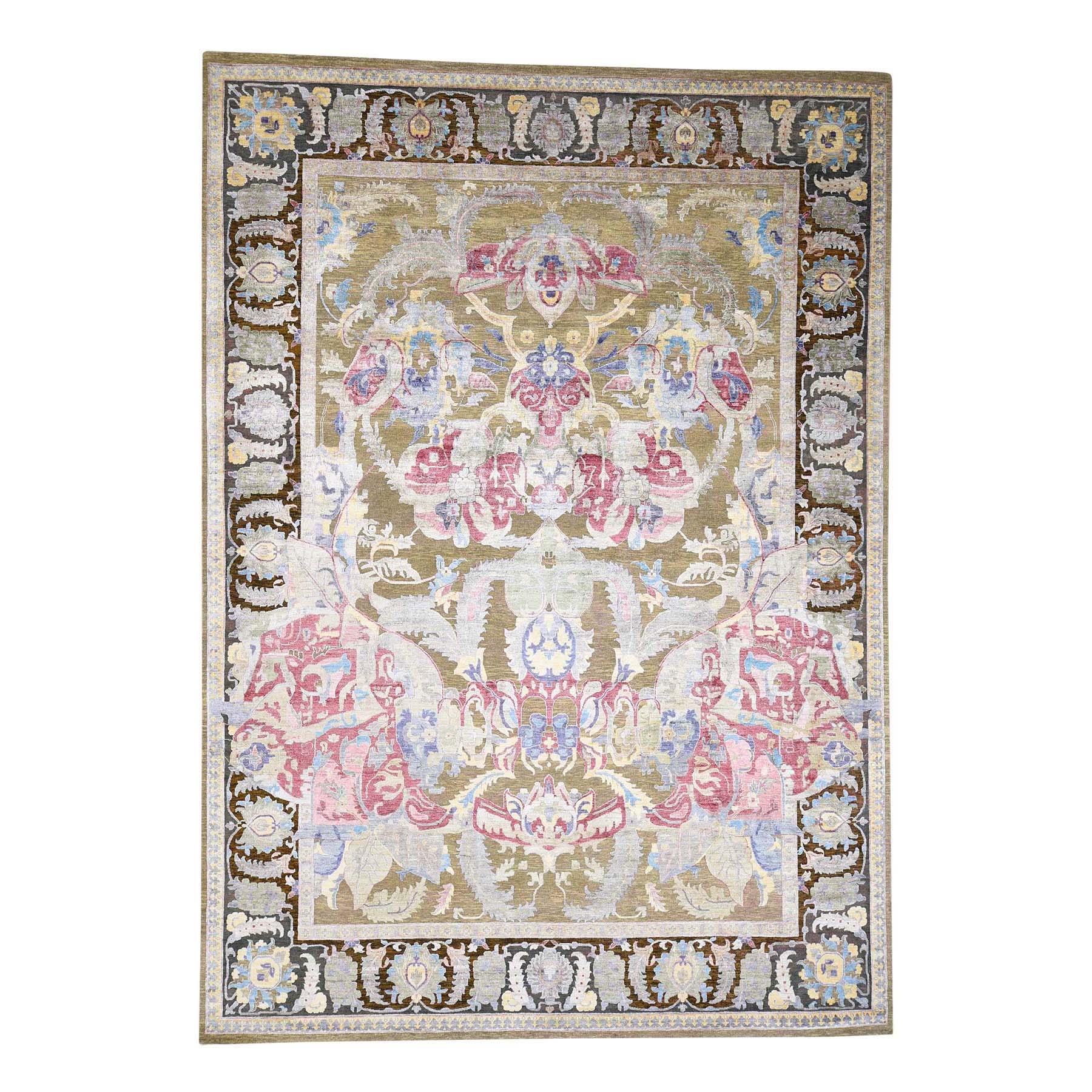 Arts and Crafts Afghan wool oriental rug Persian carpet