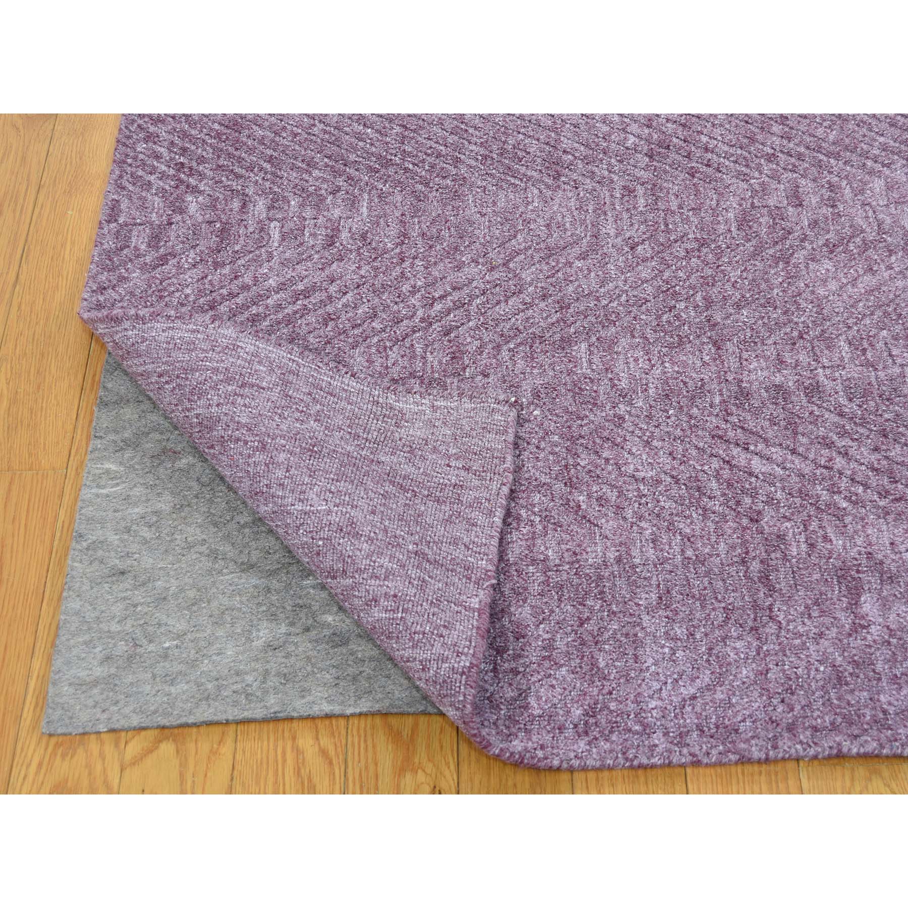 9'x12' Hand-Loomed Pure Wool Tone on Tone Oriental Rug 