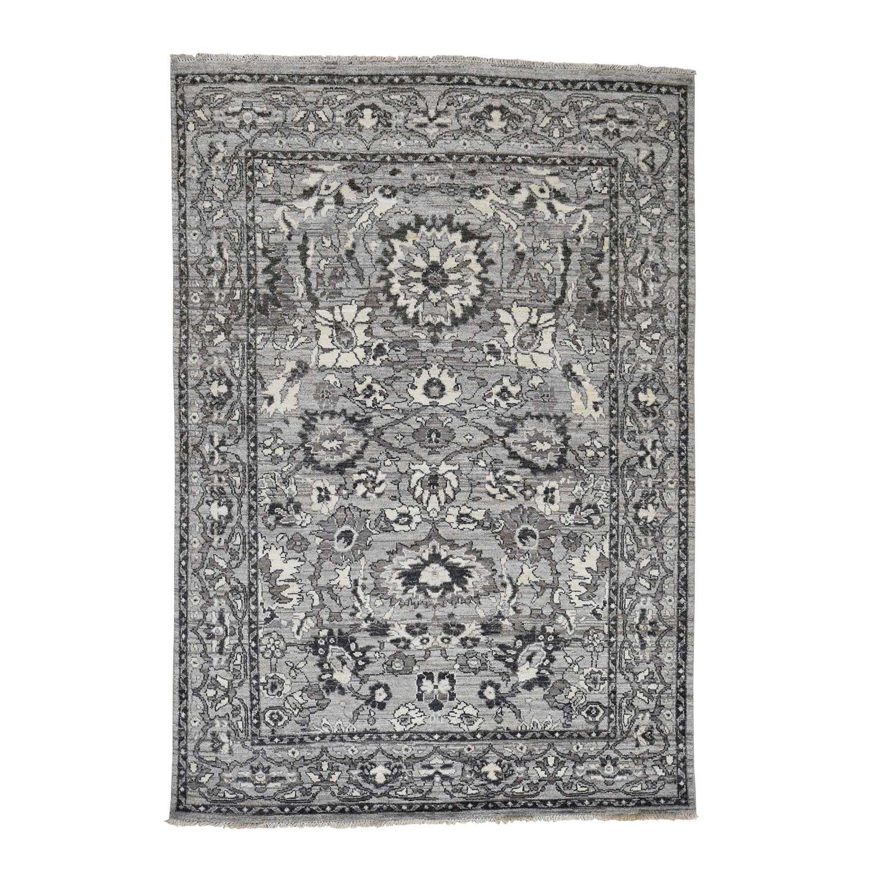 5'1"x7'2" Hand Woven Heriz with Natural Colors Oriental Rug 