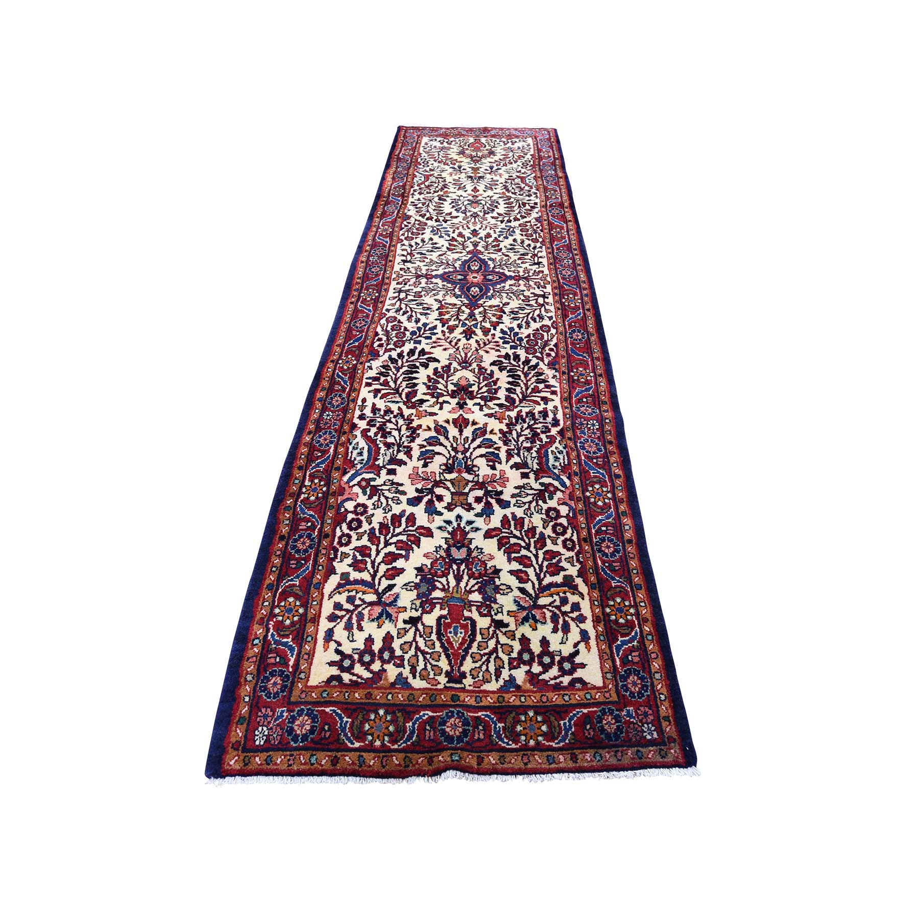 2'8"x11' New Persian Lilihan Runner Hand Woven Oriental Oriental Rug 