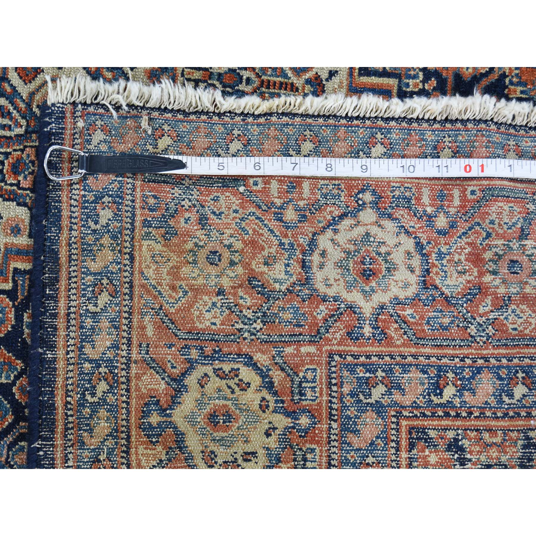 4'4"x6'6" Antique Persian Senneh Exc Cond Pure Wool Hand Woven Oriental Rug 