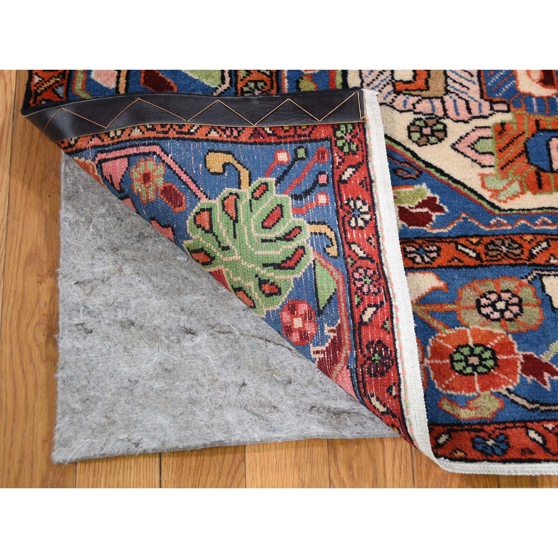 6'7"x9'7" New Persian Nahavand Hand Woven Oriental Rug 