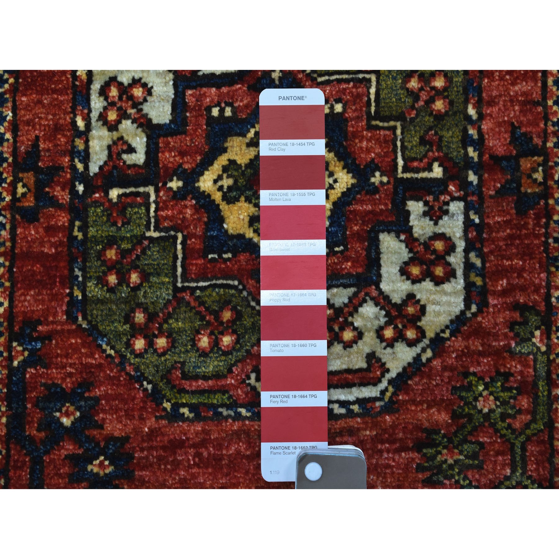 2'x3' Rust Red Afghan Turkoman Ersari Elephant Feet Design Organic Wool Hand Woven Oriental Rug 