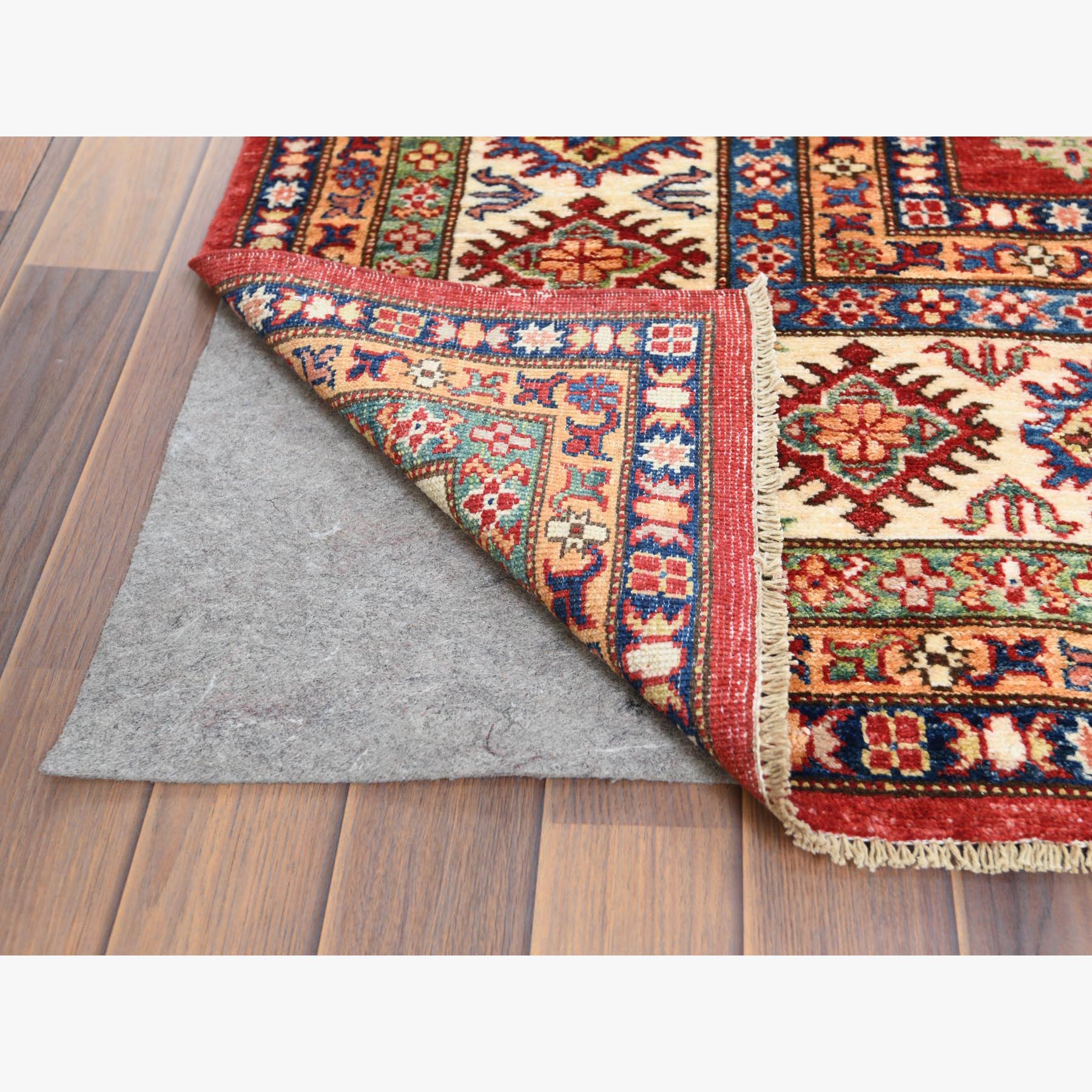 8 9 X12 3 Super Kazak With Tribal, 9 X 12 Wool Oriental Rugs